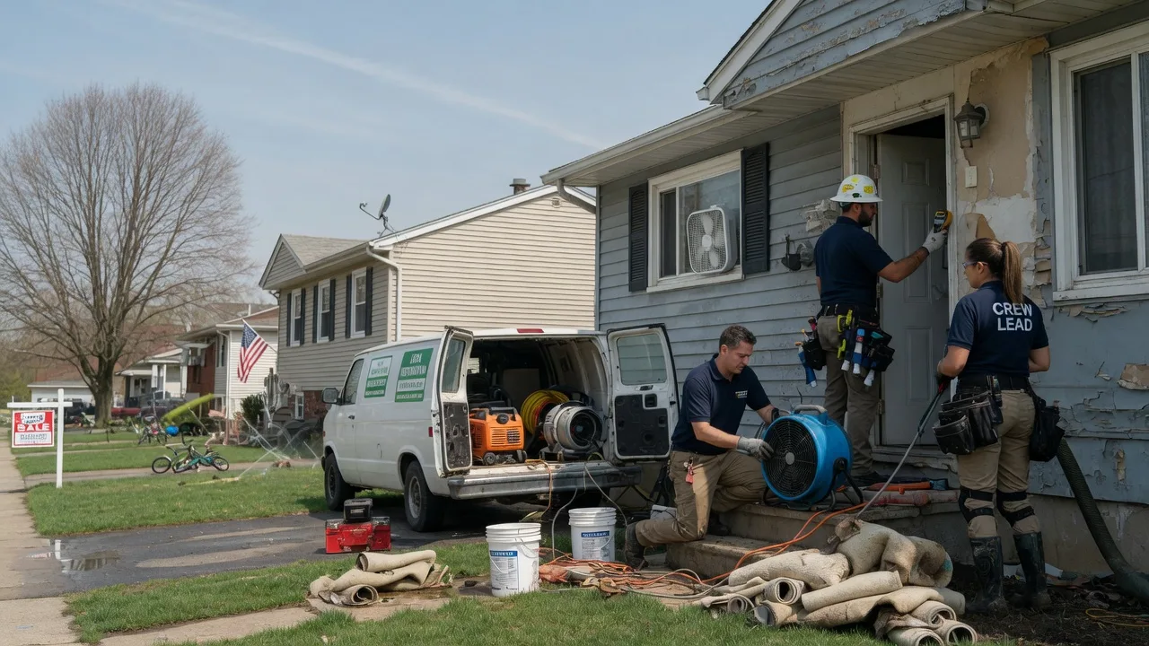 Flood Cleanup in Carlinville, IL near me